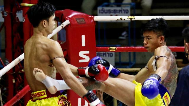 โชคดี พบกับ หนุ่มสุรินทร์ ในศึกมวยไทยพันธมิตร