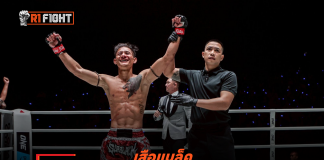 เสือแบล็ค – ฮึดใส่ศอกซ้ายน็อก เออร์วิน รับโบนัสจุก 1.7 ล้านบาท ศึก ONE Fight Night 45